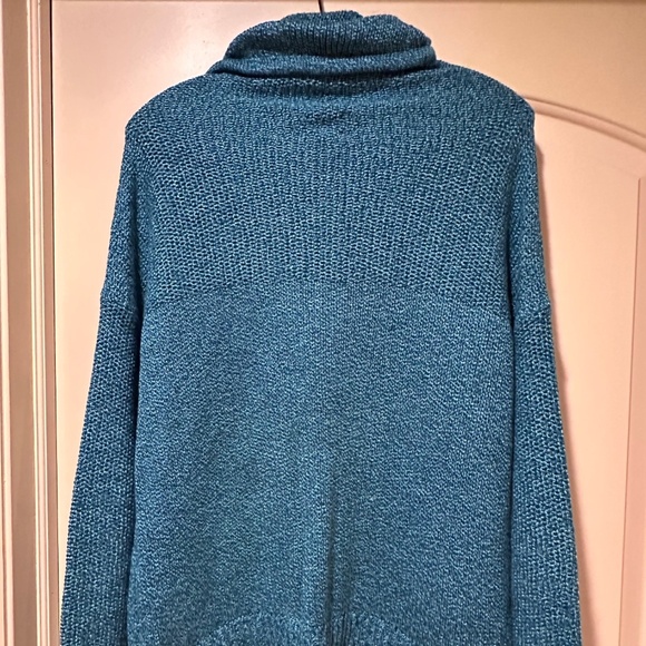 Nic+Zoe turquoise sweater - Picture 2 of 5